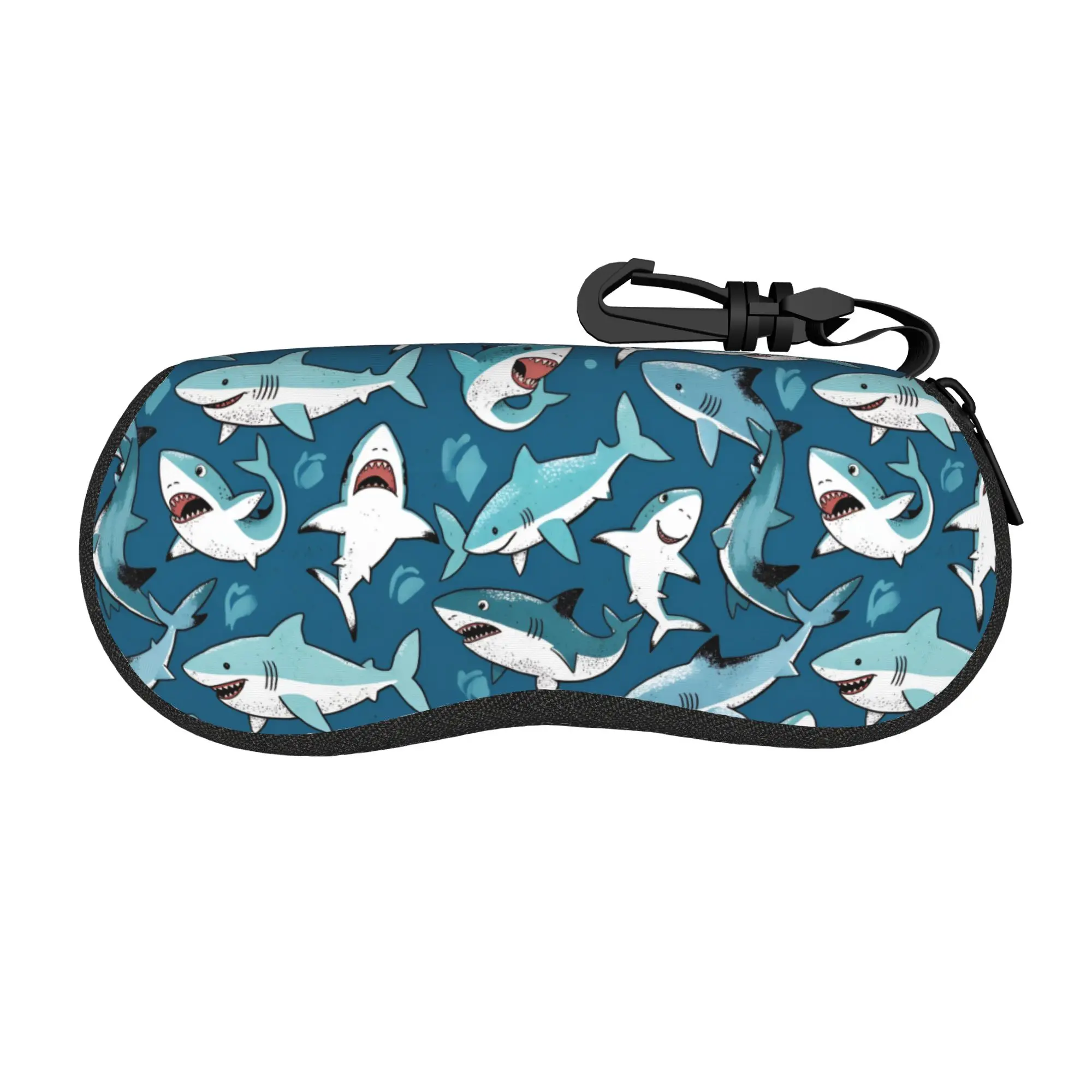 Harajuku Cute whale Ocean animals Glasses Case Anti-Fall Accessories  Eyewear Storage Box Anti-Pressure Eye Contacts Case