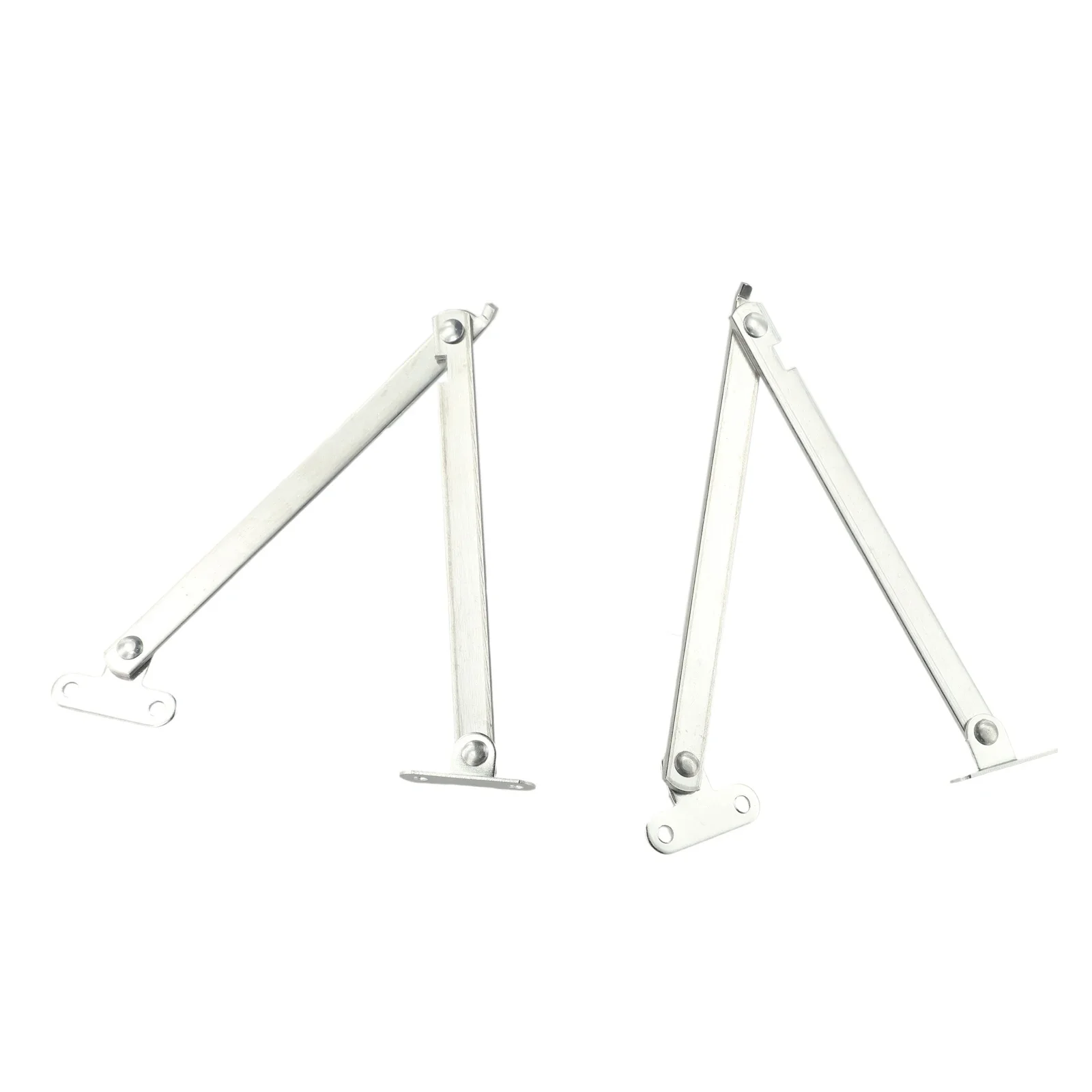 2PCS Stainless Steel Folding Pull Rod Lift Up Supports For Cabinet Doors Bookcase And Down Door Hardware With Screws