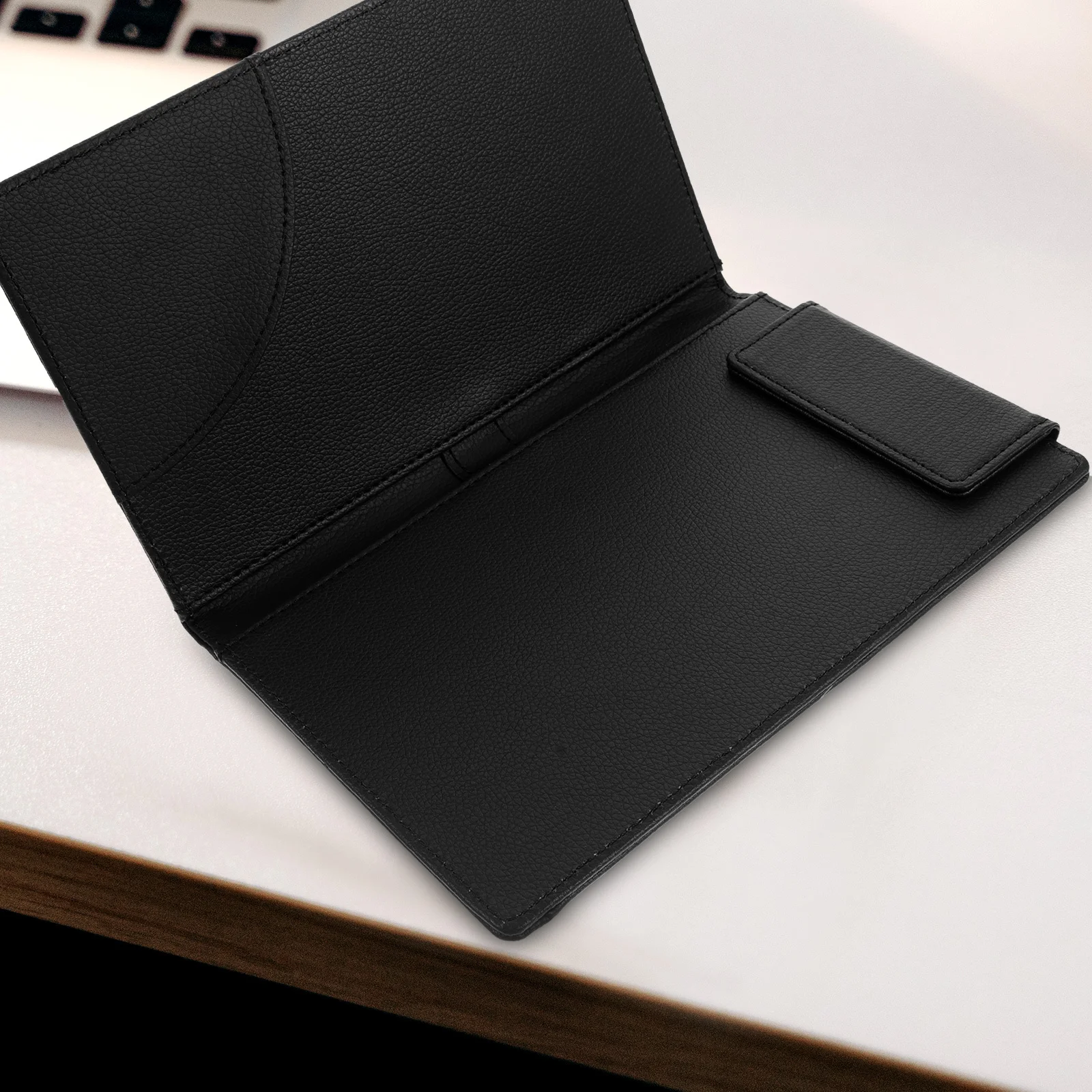 

Compact Check Presenter for Restaurant Cash Register Card Holder Refined PU Writing Board Secure Menu Cover Folder Convenient