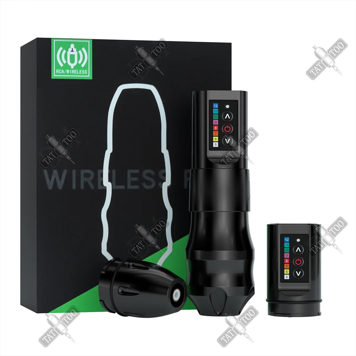 DM EXO Wireless Tattoo Machine 4.0 Stroke 2400mAh Battery Large Capacity Lithium Battery Strong Coreless Motor For Tattoo Artist image 3