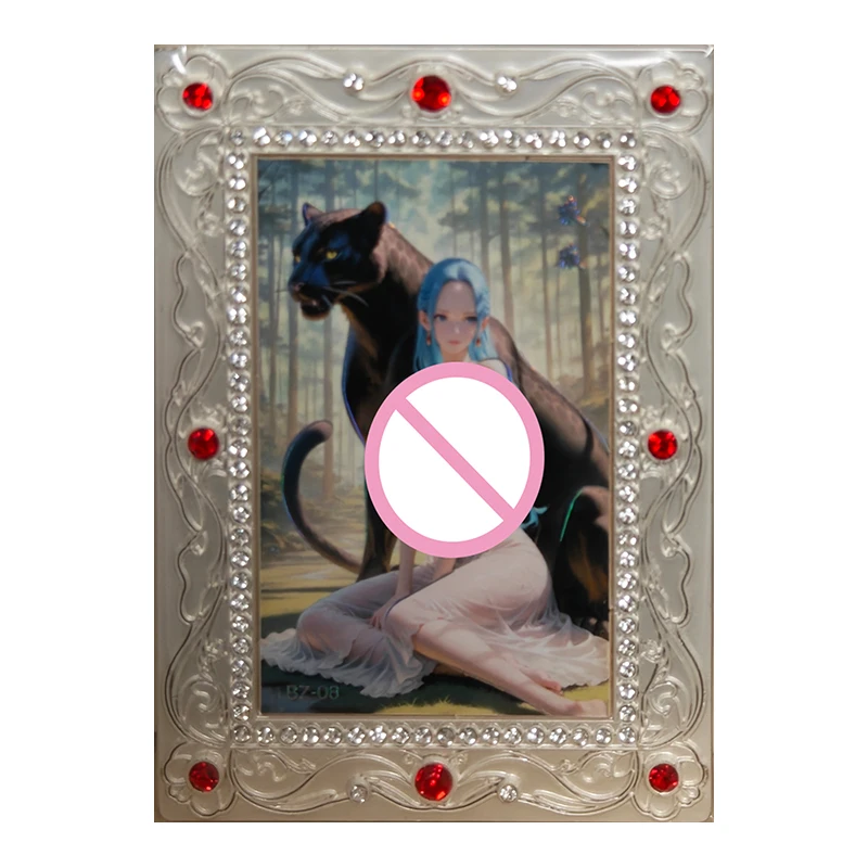 أنيمي قطعة واحدة نادرة SXR XP LR KMR GCX EYH BZ YZ HS SV بطاقة معدنية قابلة للجمع Nefertari D Vivi لعب للأولاد هدية عيد ميلاد #6