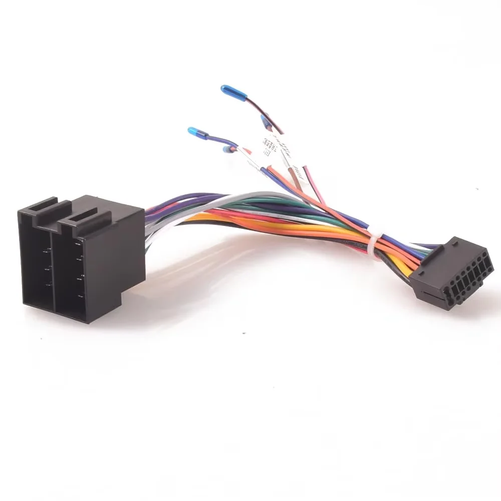 Grandnavi 16 دبوس كابل توصيل ISO موصل قياسي محول لراديو السيارة أندرويد لمحول تسخير الأسلاك محول كابل سلك السيارة #6