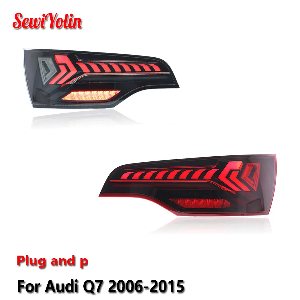 

Car Accessories Led Tail Lamp for Audi Q7 2006-2015 Plug And Play 12V Driving DRL Brake Reverse Stop Lamps Automotive IP67