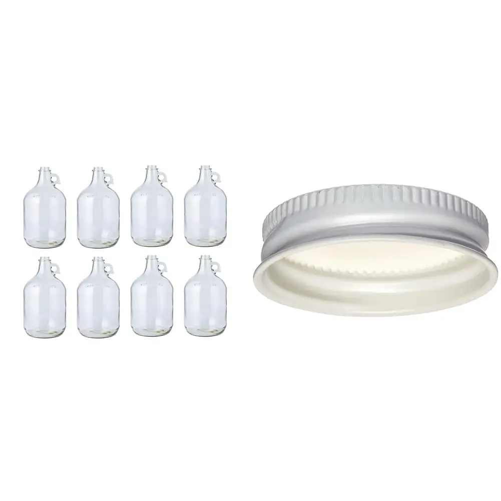 

Glass Jug, 1 gal (Pack of 8),clear