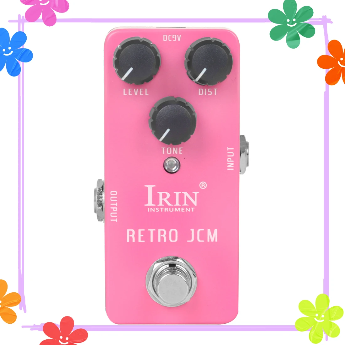 

IRIN Ретро Jcm Педаль эффектов для электрогитары Аналоговый эффект искажения Классический JCM Tone True Bypass Педаль RS-13 Аксессуар для гитары