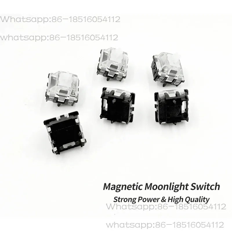 Magnetic Moonlight switch HE, Linear, Freely setting pre-travel, Hall Sensor RT SOCD for Magnetic Keyboard Gaming Office