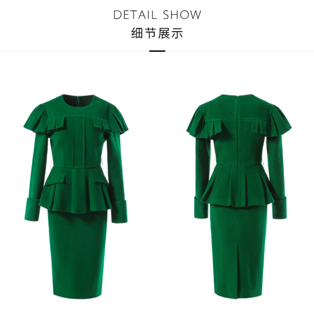 Independent Designer Brand Celebrity Temperament Fashion Wool Professional Suit Fashionable Dress