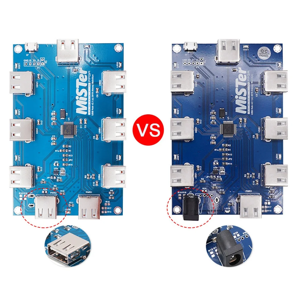 Imagem -05 - Caixa de Metal para Mister Fpga Core Control Suit De10-nano com Placa Principal i o Hub Usb V2.1 V2.1