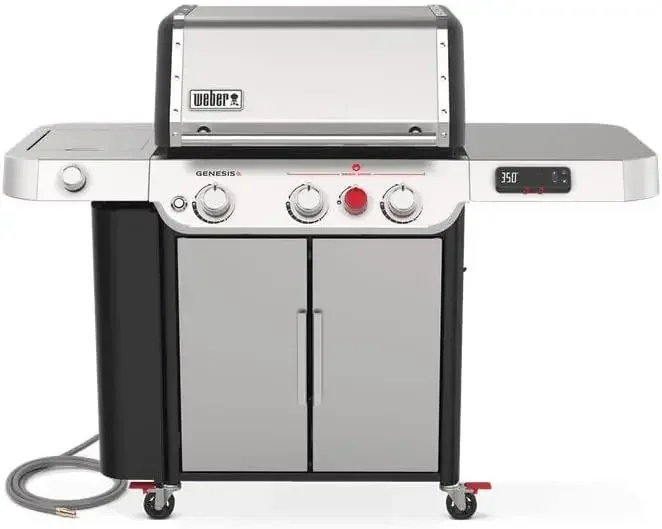 Genesis SX-335 Natural Gas Smart Grill, Stainless Steel