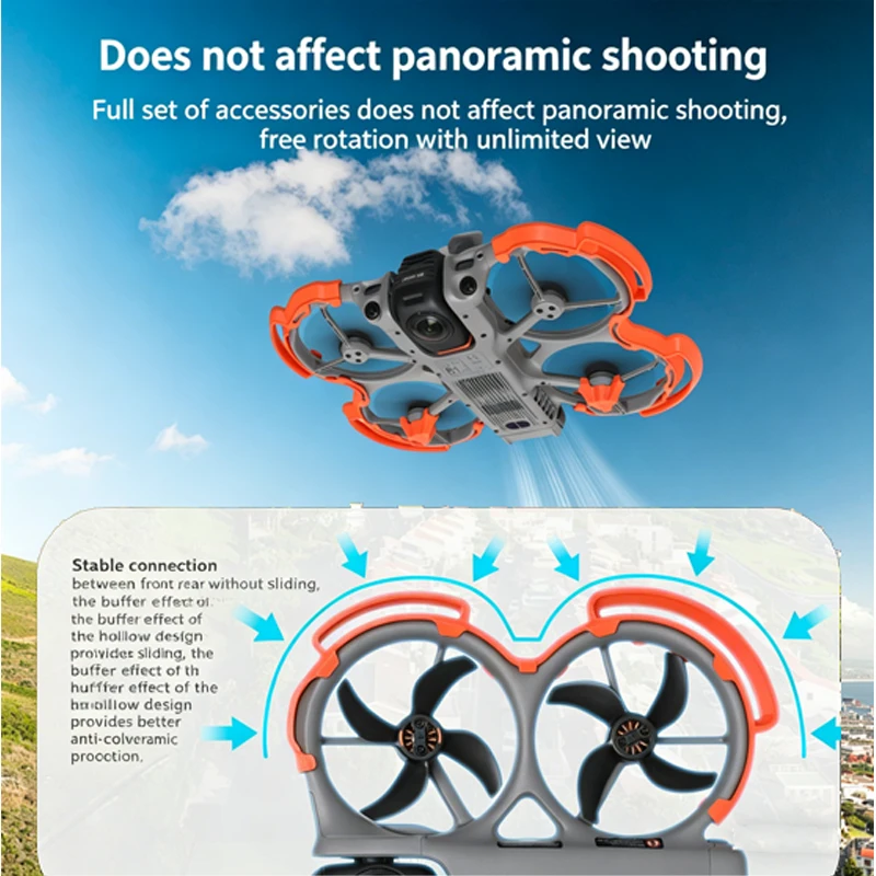 Schutzring für DJI Avata 360, Anti-Kollisions-Propeller-Schutz, Propellerschutz für Avata 360 Drohnenzubehör – Detail 6