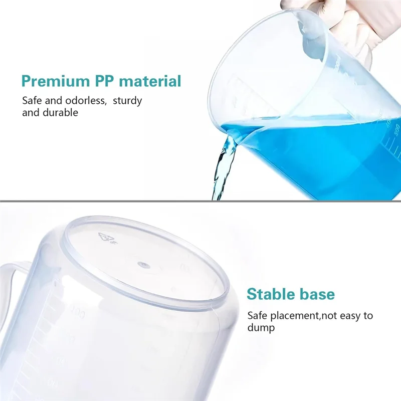 

Набор пластиковых стаканов ABEZ из 5 предметов с ручкой, стаканкой, пипеткой и щеткой из 5 предметов, прочный, простой в использовании