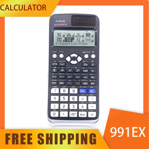 991EX Scientific Calculator Original Digital Large Display 696 Functions For High School University Solar Scientific Calculator