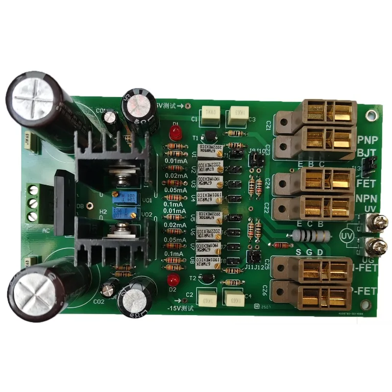 Small, Medium and High Power Triode DC Amplification Times HFE Parameter Test Paired Field Tube IDSS Tester