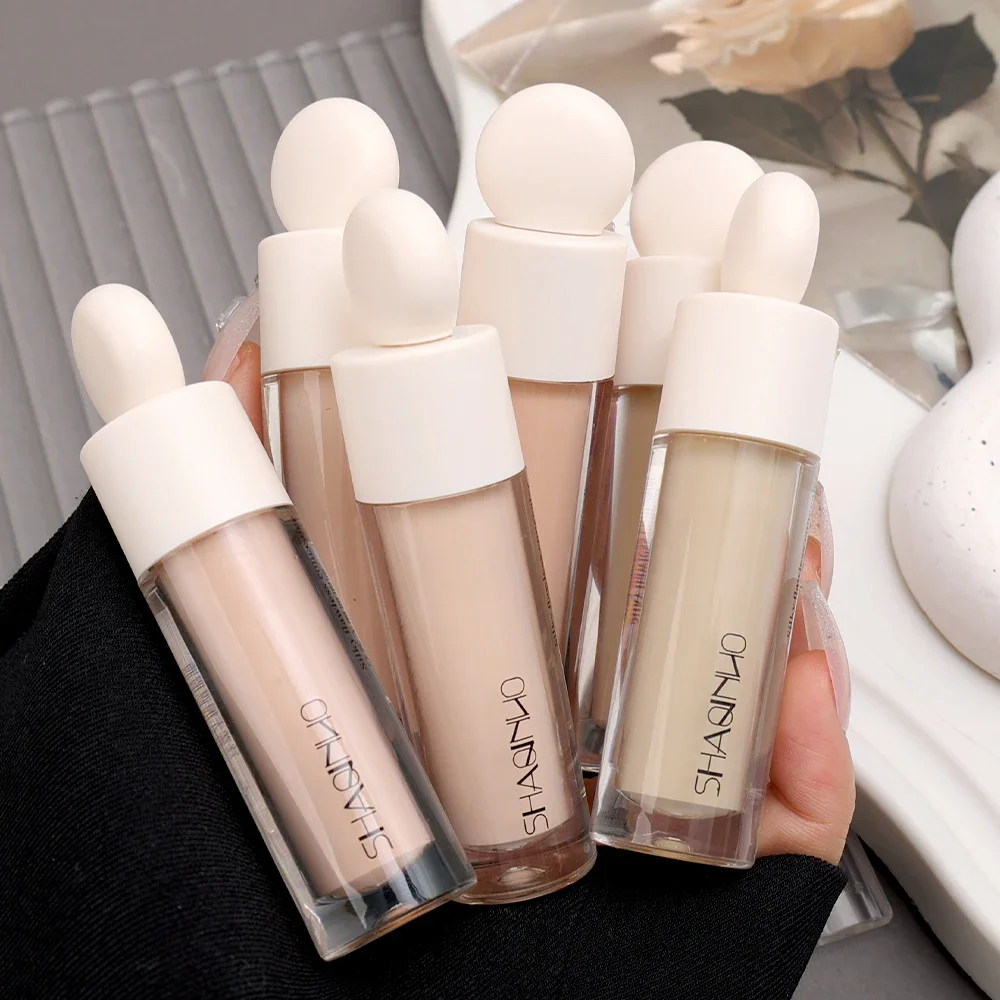 Waterproof Liquid Concealer Stick Oil Control Invisible Pores Dark Circles Foundation Lasting Brightening Facial Makeup Cosmetic