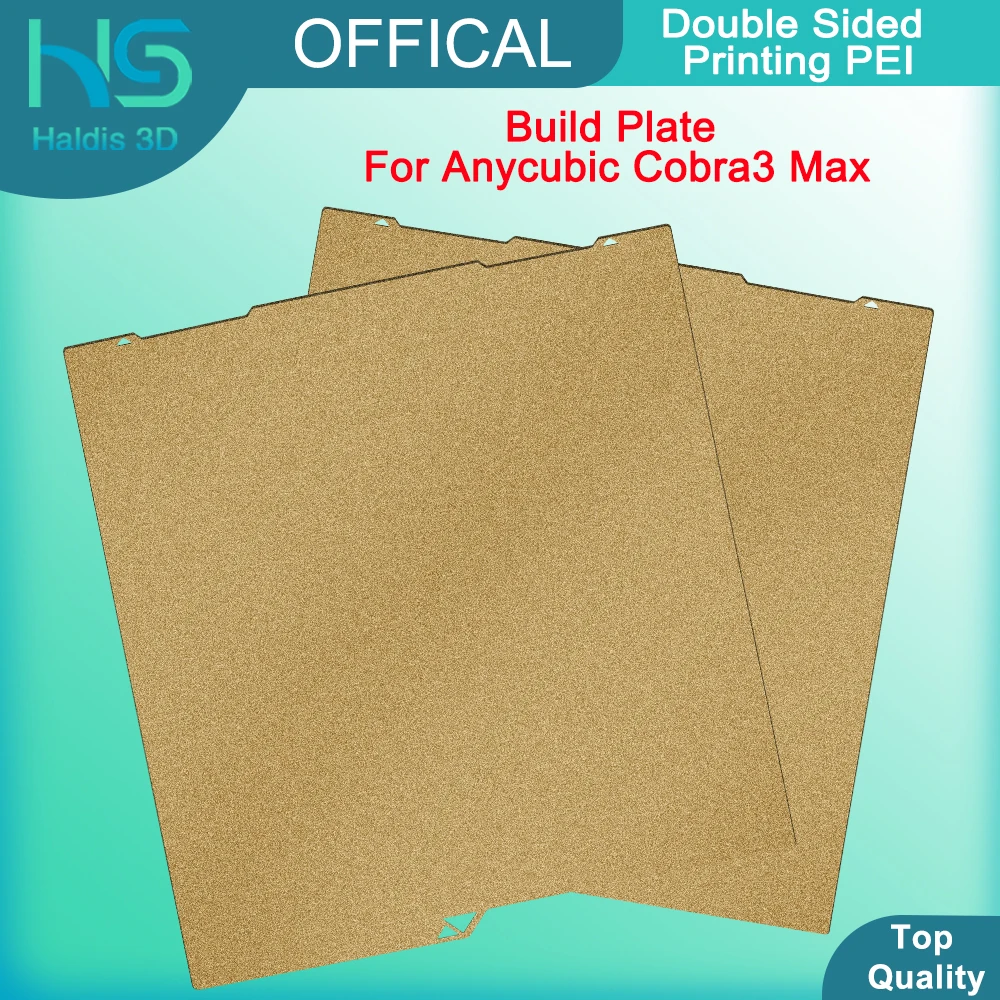 

Двусторонняя печатная рабочая пластина для Anycubic Cobra3 Max 430x430 мм PEI текстурированный пружинный стальной лист запасная часть 3D-принтера