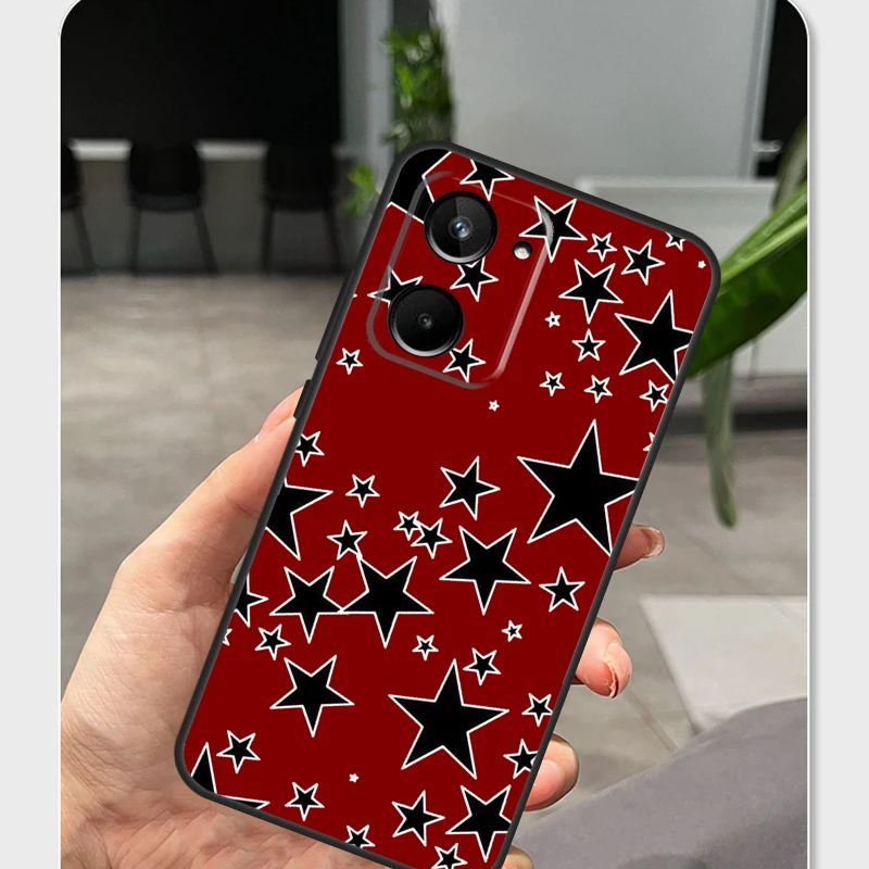 Y2k Star Element Case For Realme 15 13 12 10 11 14 Pro Plus GT6 GT7 C55 C15 C35 C33 C61 C65 C67 C53 C71 C75 #4