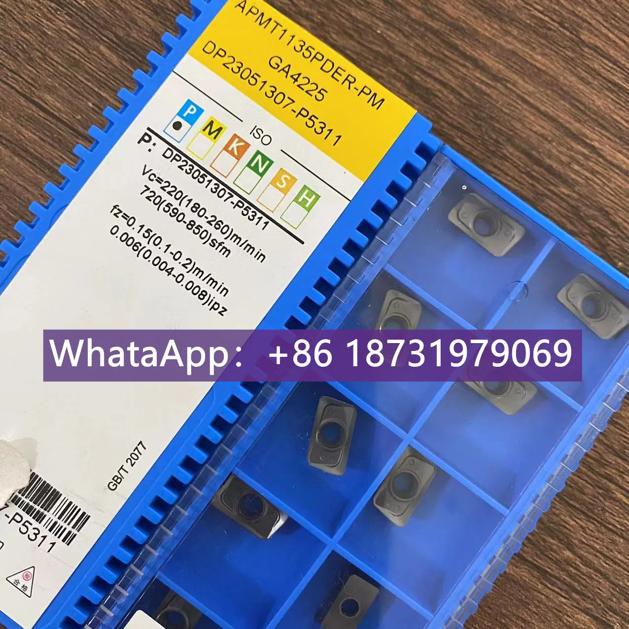 APMT1135PDER-PM GA4225 CNC carbide inserts 10pcs/box APMT 1135 PDER PM