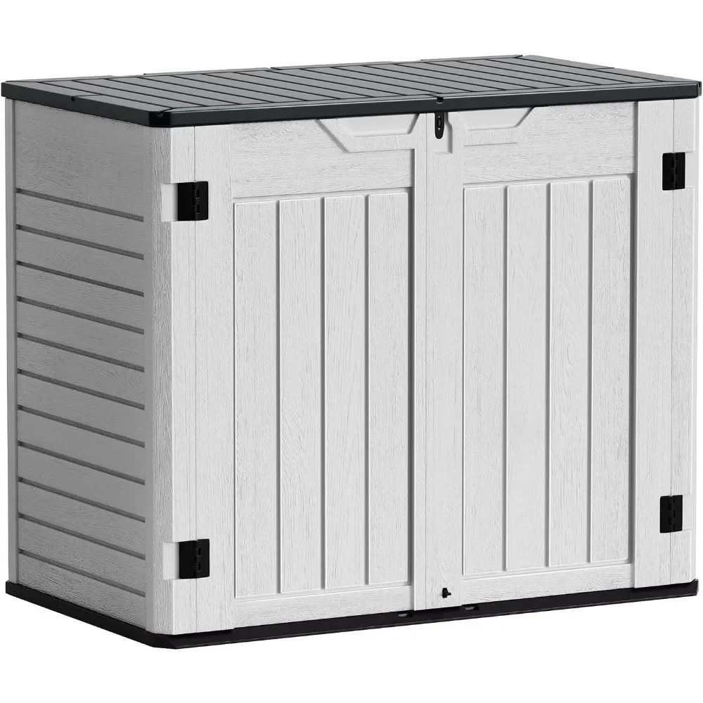 

Outdoor Horizontal Resin Storage Sheds 34 Cu. Ft. Weather Resistant Resin Tool Shed