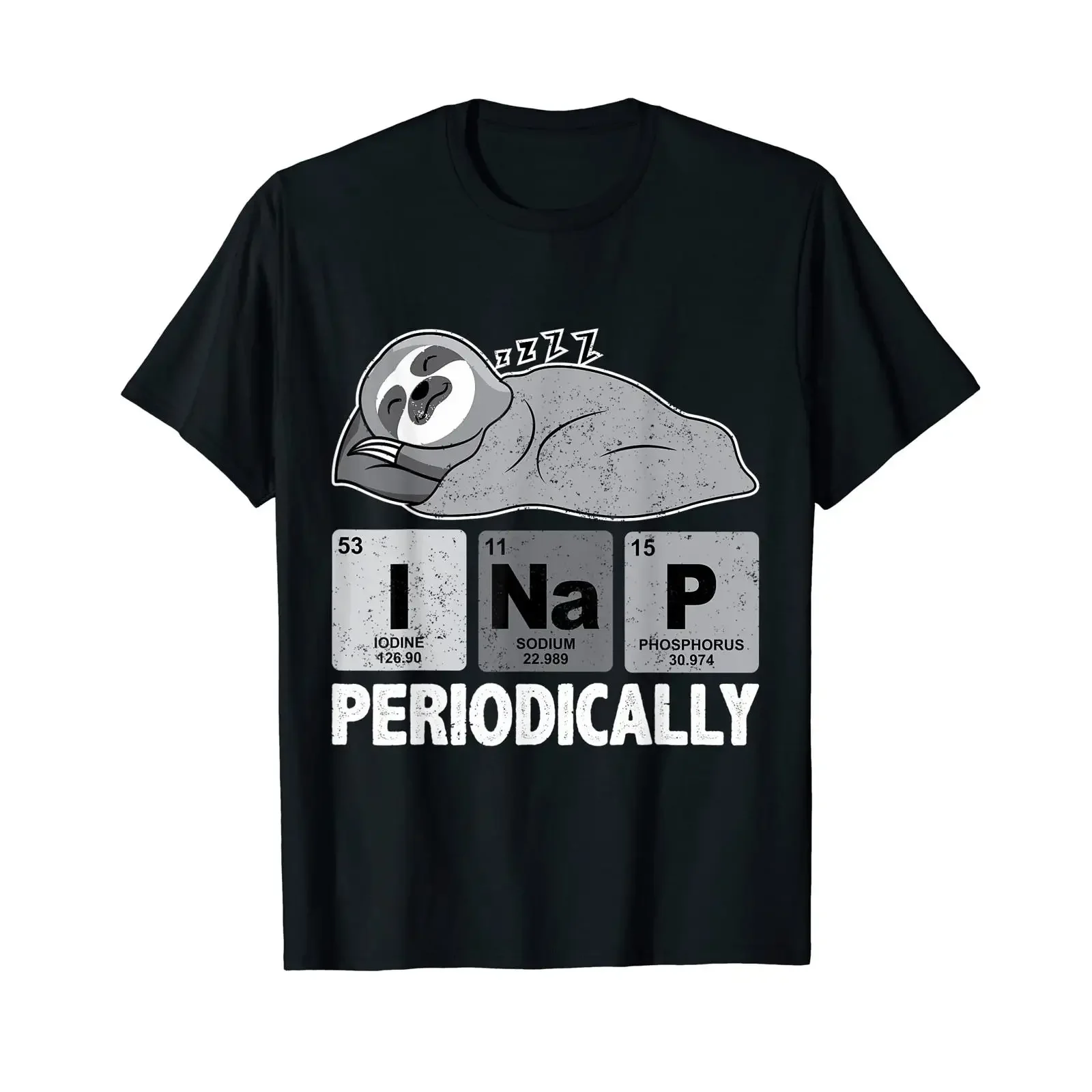 Ich mache regelmäßig ein Nickerchen Lustiges Faules Faultier T Shirt vintage Washed homme Top For Everyday Wear streetwear