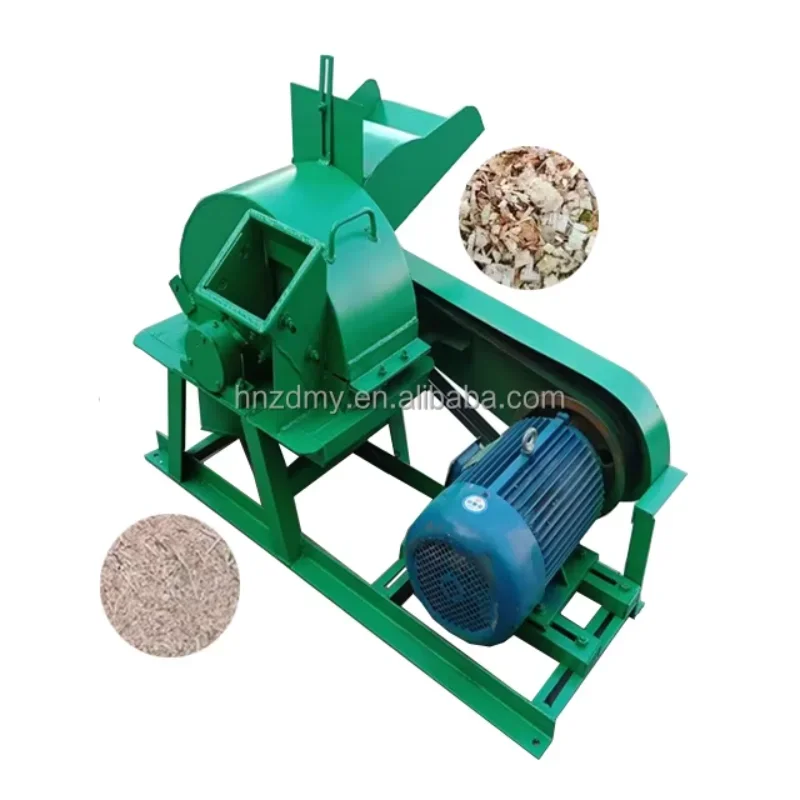 Mushroom farm equipment strong coconut husk grinding machine grape grain tree branch waste wood crusher shredder grinder