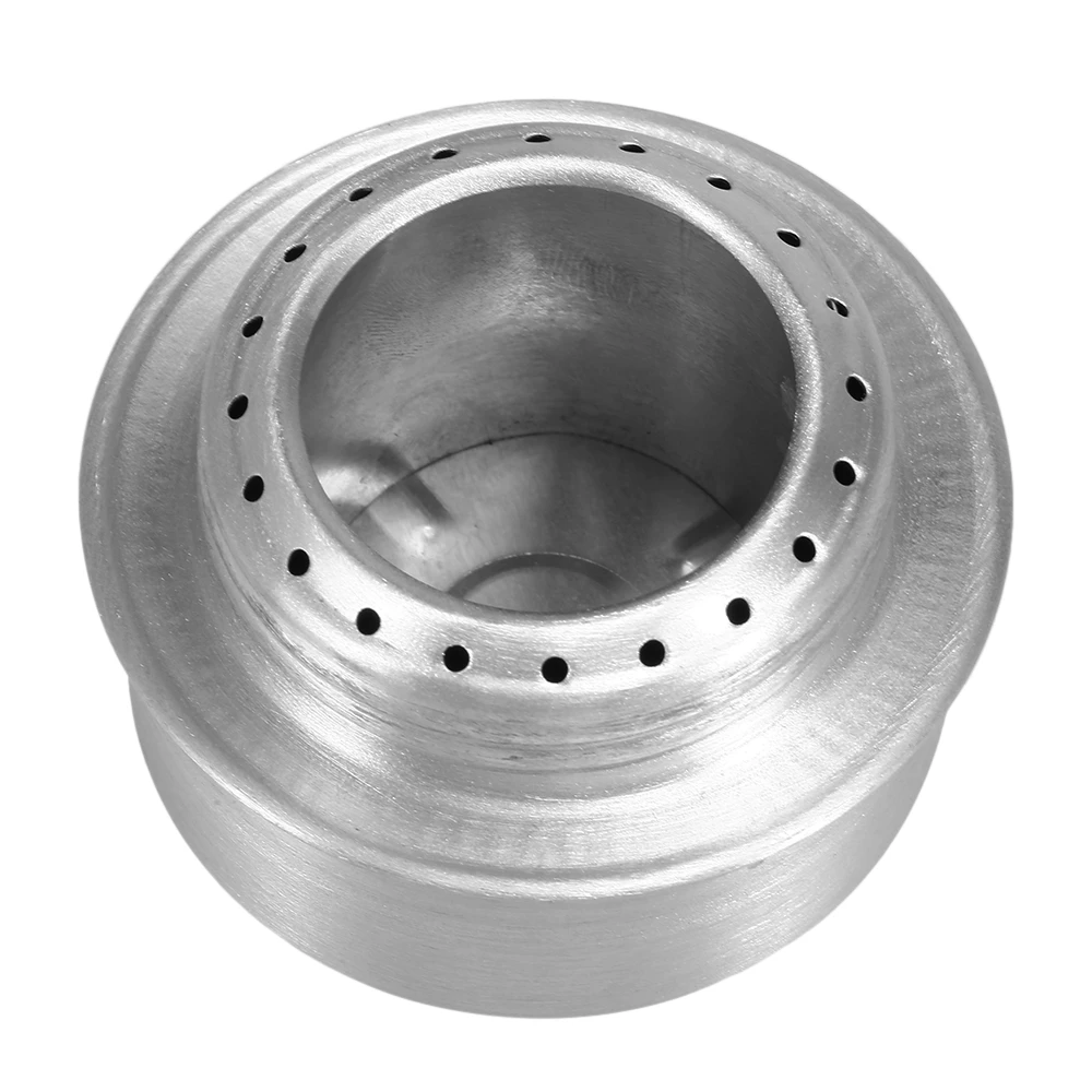 alcohol stove camping stove Portable Mini Aluminum Alloy Alcohol Stove with Lid Outdoor Camping Hiking Backpacking Cooking Stove view 4
