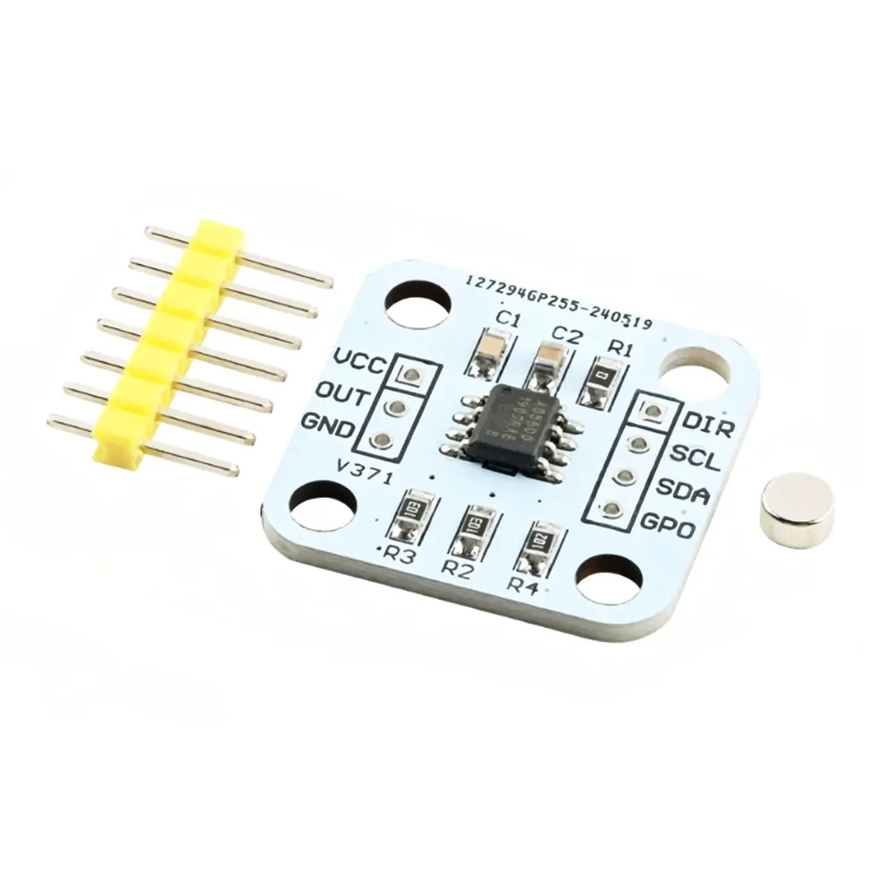 1-10pcs AS5600 magnetic encoder magnetic induction angle measurement sensor module 12bit high precision