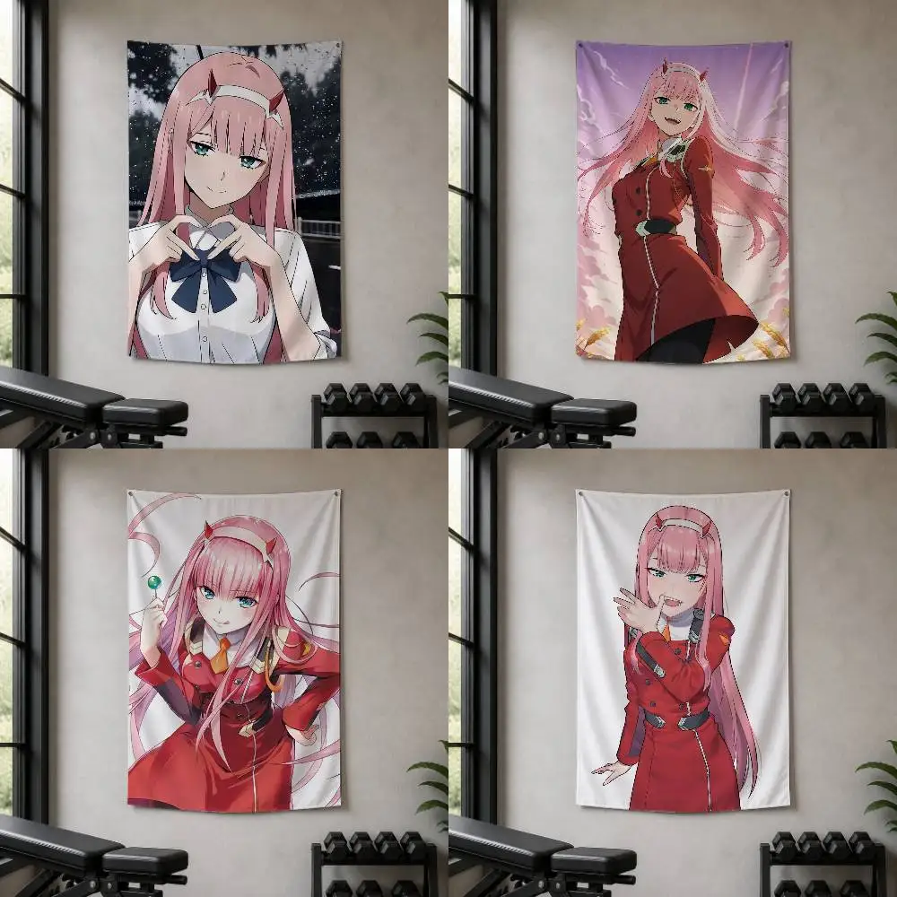 DARLING in the FRANXX Decorative Art Flag Banner for Picnic Camping Party and Home Decor
