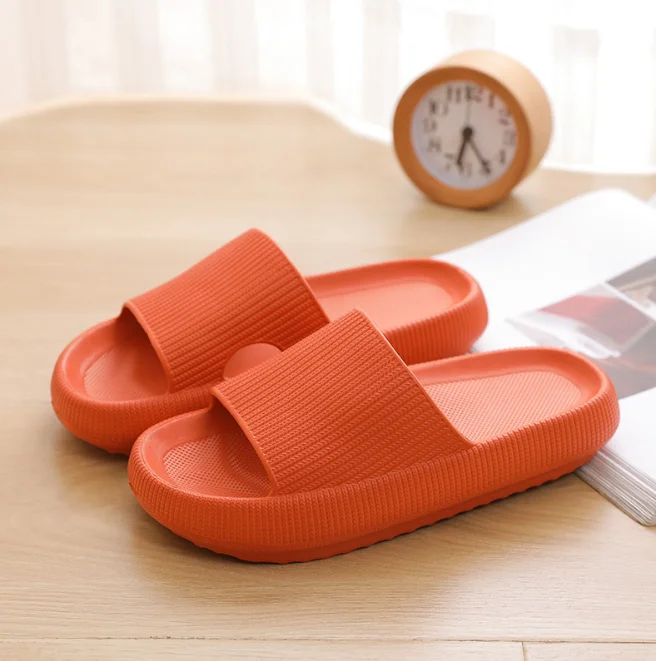 Dikke Platform Badkamer Thuis Slippers Damesmode Zachte Zool EVA Indoor Slides Vrouw Sandalen 2025, Zomer Antislip Slippers