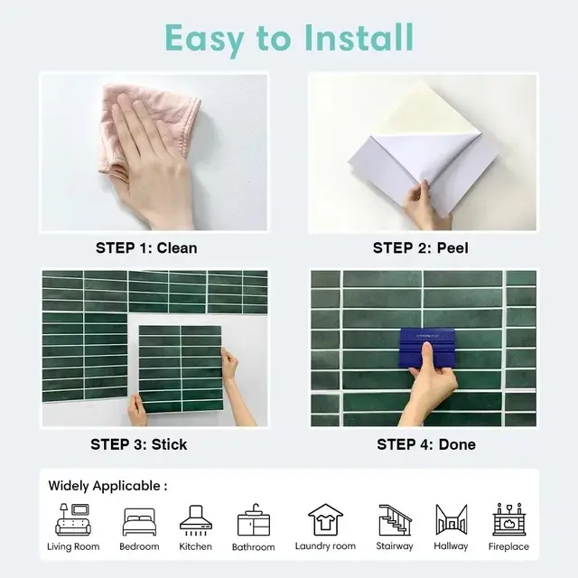 30cmx30cm Tile Wall Stickers Waterproof 3D Self Adhesive Wall Stickers Moisture-proof Oil-Resistant Stove Sticker 6 30cmx30cm Tile Wall Stickers Waterproof 3D Self Adhesive Wall Stickers Moisture-proof Oil-Resistant Stove Sticker 6