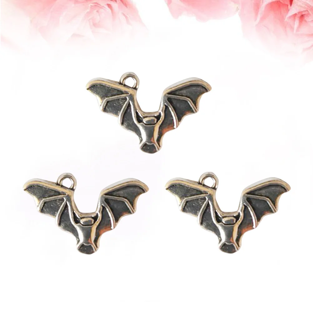 70Pcs Premium Stainless Steel Bat Pendants Durable Mini Bats Necklace Accessories Ideal Gift for Loved Ones Mini Bats Pendants