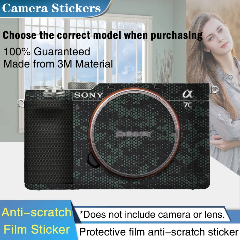 

Camera Stickers Protective Film For Sony A7C A6600 A6400 A6300 FX3 ZV-E10 ZV-1 RX100 M4 M5 M6 M7 Coat Body Protector Skin Film