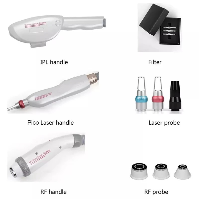 Tattoo Removal Laser Machine Portable 3 in1 OPT Skin Rejuvenation All Skin Colors Permanent Hair Professional Equipment