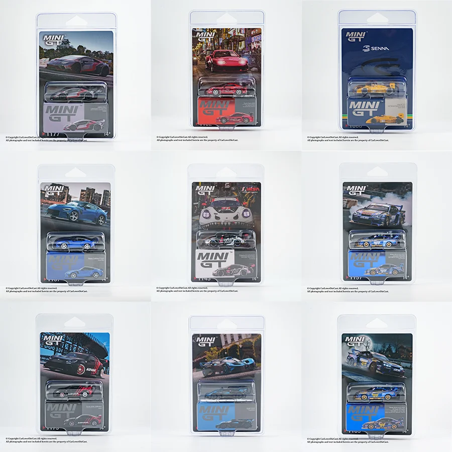 

MINI GT 1:64 Porsche 911 GT3 R #77 AO Racing 2025 IMSA Petit Le Mans Blister Packaging Alloy Die Casting Alloy Die Casting Model