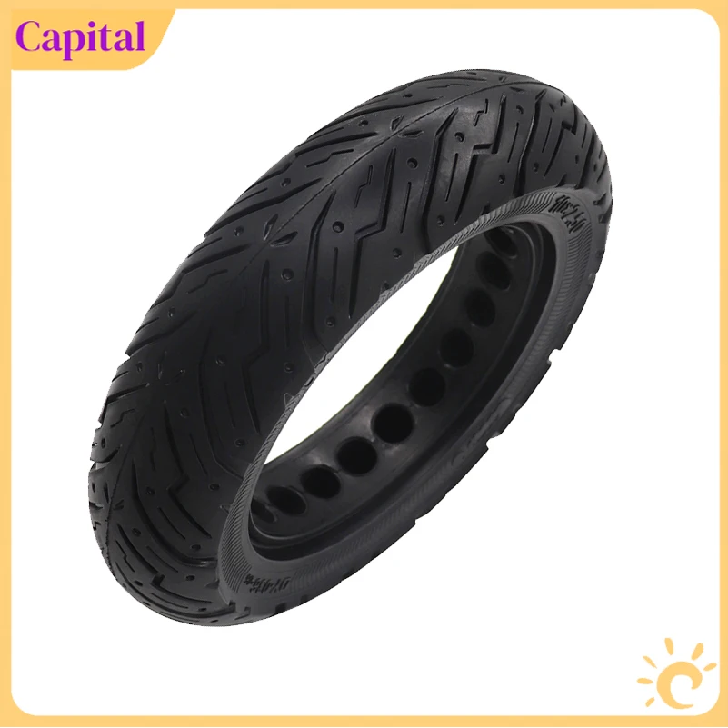 

10X2.5 Solid Tire for Ninebot Max G30 G30L G30D Electric Scooter Explosion-Proof Hollow Honeycomb Tyre 60/75-6.5 Tubeless Tires