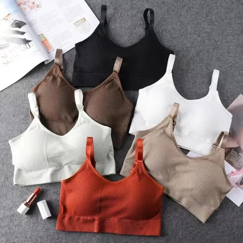 Women Seamless Brassiere Bra Full Cup Breathable Bralette Wire Free Comfort Sleep Bra Running Fitness Top High Quality Sport Top