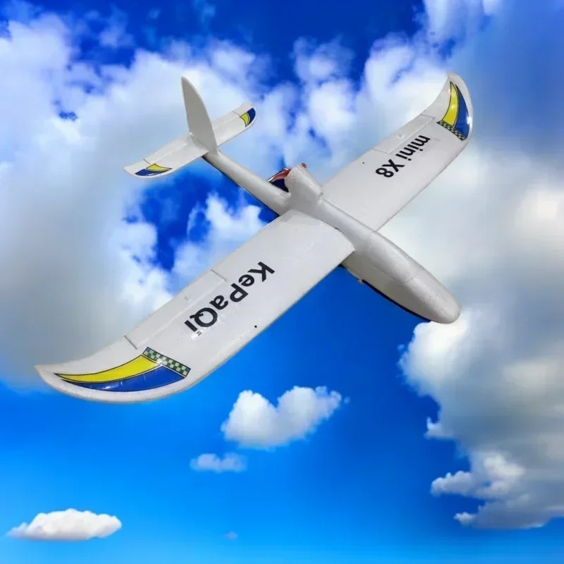 Kpq-Modelo Surfer Mini Aircraft atualizado, Asa fixa, Controlo remoto, Glider Starter, Wingspan, 800mm, RC Palace, Novo, X8