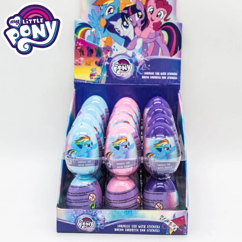 Hasbro My Little Pony Surprise Egg z naklejkami Zabawka Huevo Sorpresa Pink Pie Twilight Sparkle Figurki z kreskówek na prezenty dla dzieci