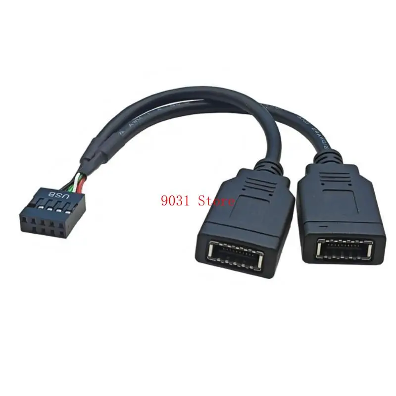 USB2.0 9pin tecla tipo e doble E Cable Convadores Tipo C cable Cable