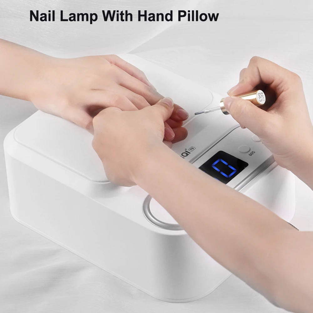 

High Quality 48W Nail Lamp UV Lamp with Hand Pillow LED Lamp for Gel Nail Dryer Infrared Sensor Salon Use