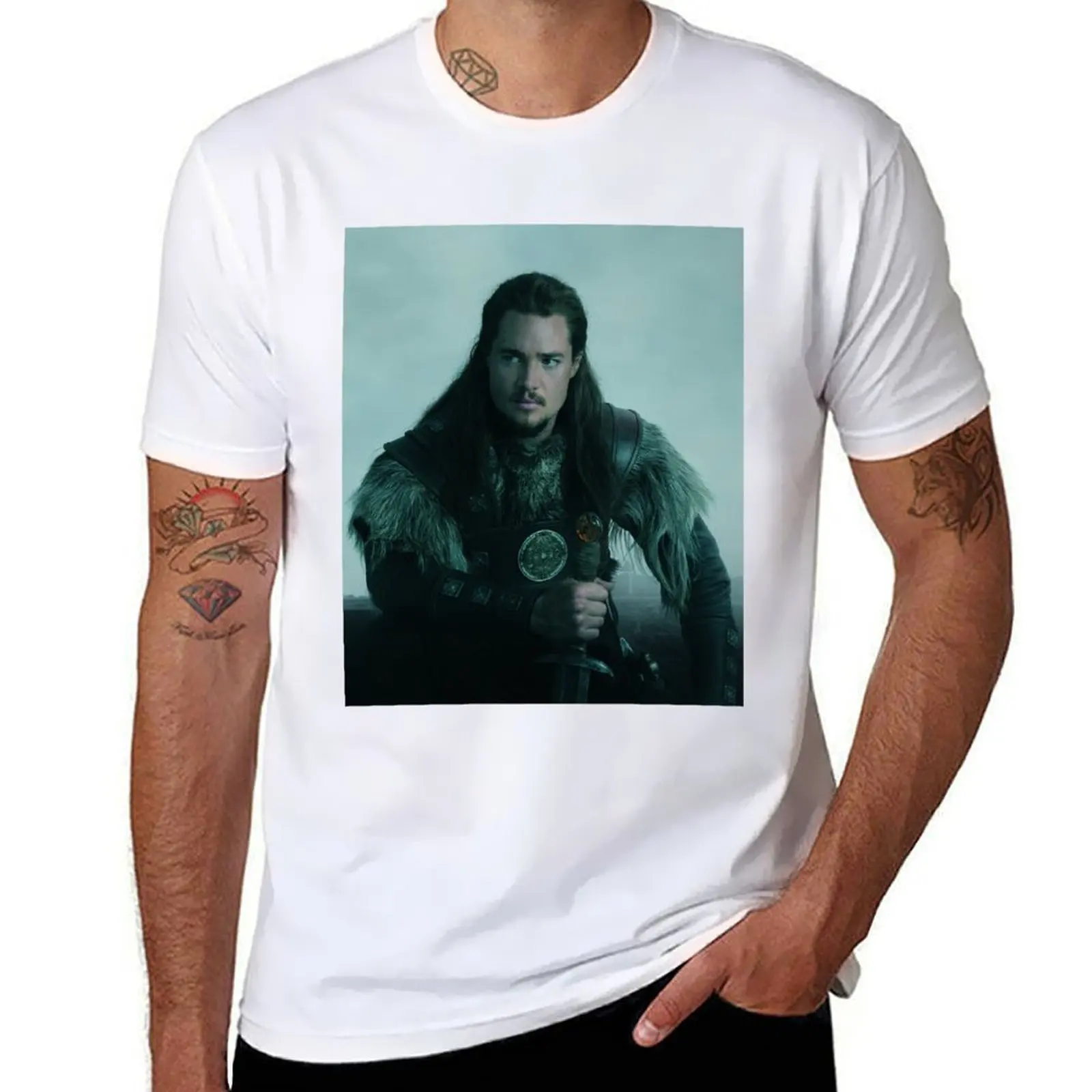 Uhtred of The Last Kingdom T-Shirt man t shirts high quality luxury brand t shirts for man graphic vintage T-Shirt