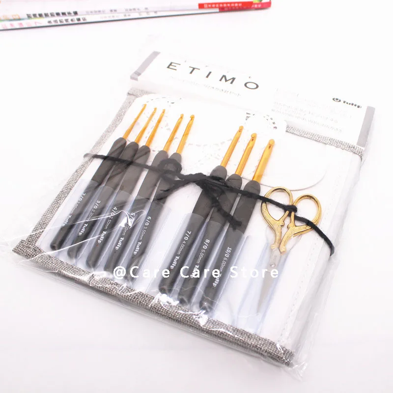 Tulip Crochet Hook Set Crochet Tulip Original Tulip Etimo Needles Crochet Hook Kit Tools Professional Knitting Hook