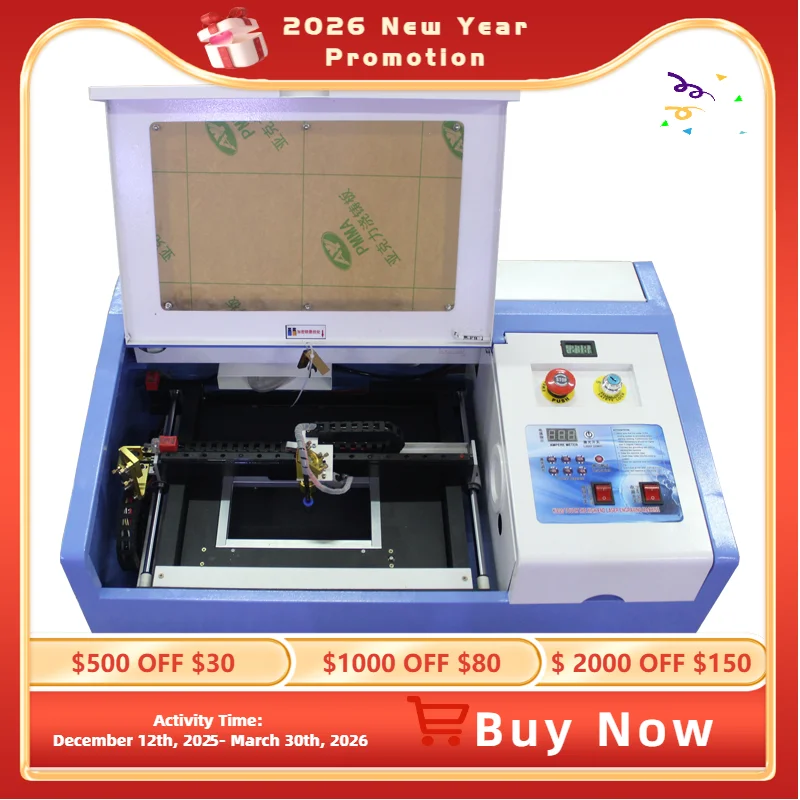 

DR-3020C CO2 Laser Engraver and Cutter 80/100/130/150W for Acrylic Engraver Wood Leather Fabric Cutting with Factory Price