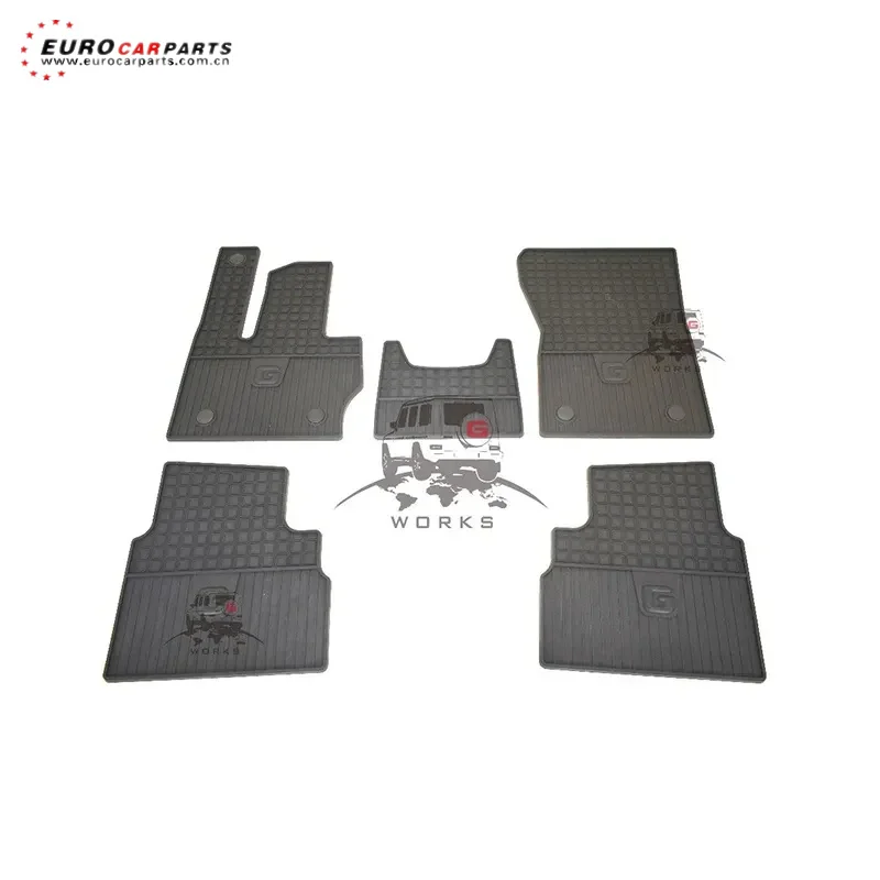 Foot Mats W463 G350 G400 G500 G63 G65 G Wagon Fully Rounded Refit Main Operator Cabin Foot Carpet Universal Cover PVC Pad Mat