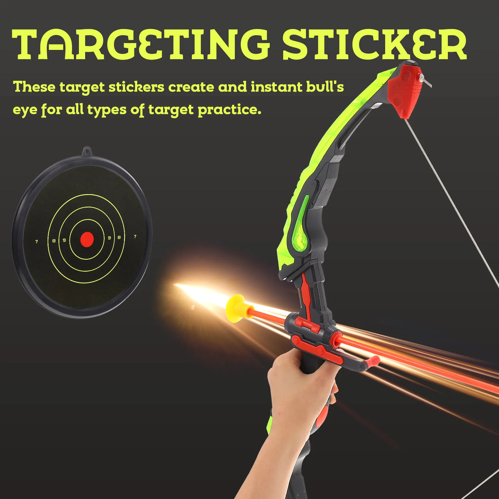 

25 шт. флуоресцентных клейких наклеек для мишени для дартса, для тренировок в помещении и на улице, быстрая установка, наклейки для прицеливания и отработки ударов