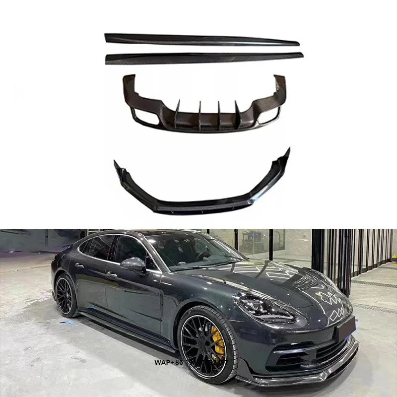 

Carbon Fiber Fibre Body Kit Front Rear Lip Diffuser Side Skirt forPorsche Paramera 971 2018-2023 Bodykit