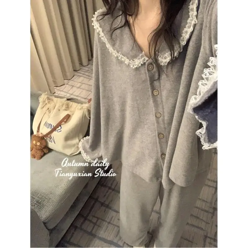 

Зимняя домашняя одежда для девочек, женский пижамный комплект, пижамы для сна, теплая домашняя одежда для пар, женское нижнее белье, сексуальная ночная рубашка, женские комплекты для комнаты