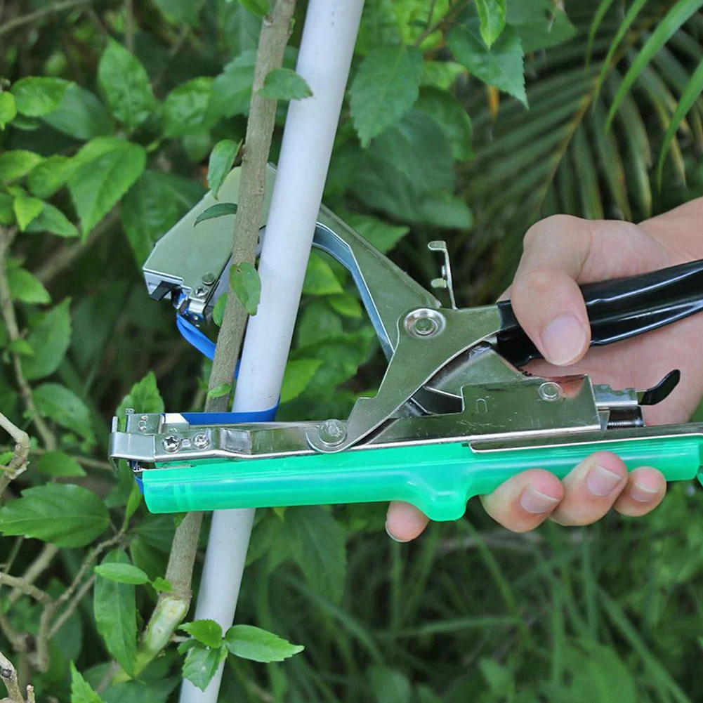 

12/20 шт. садовых обвязочных лент с 1 коробкой скоб, инструмент для обвязки растений, лента для подвязки овощей и фруктов