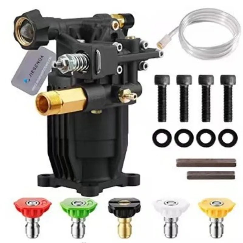 P180 copper swashplate pump, cleaning machine accessories, flushing pump head high pressure plunger pump