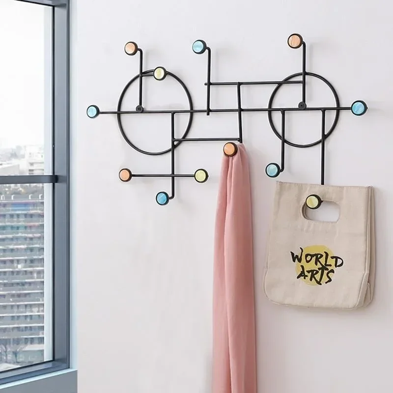 Storage Living Room Design Coat Rack Hanger Organizer Organizer Wardrobe Clothes Racks Wall Bag Portant Vetement Home Furniture