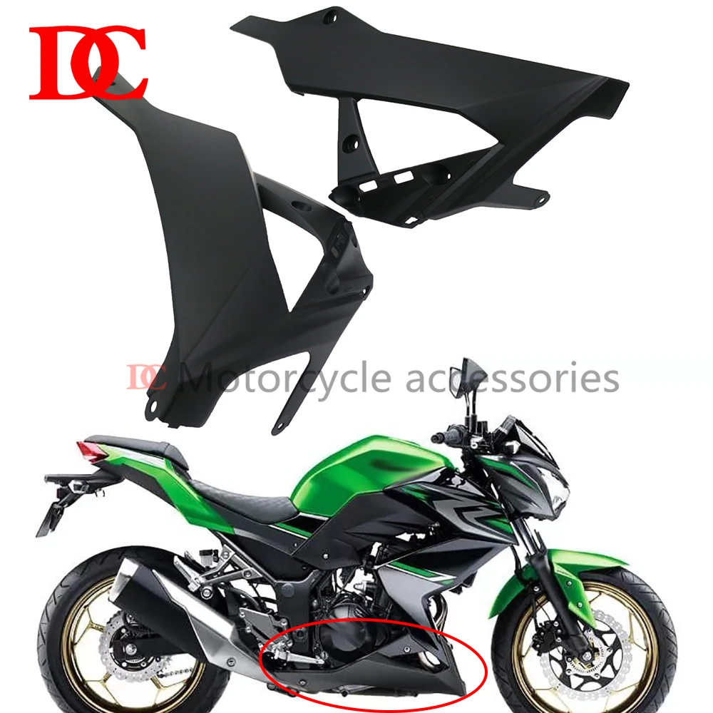 

Bottom Side Fairing of Lower Side Panel Deflector of Belly Pan For Z250 Z300 Z 250 300 2013 2014 2015 2016 2017 2018